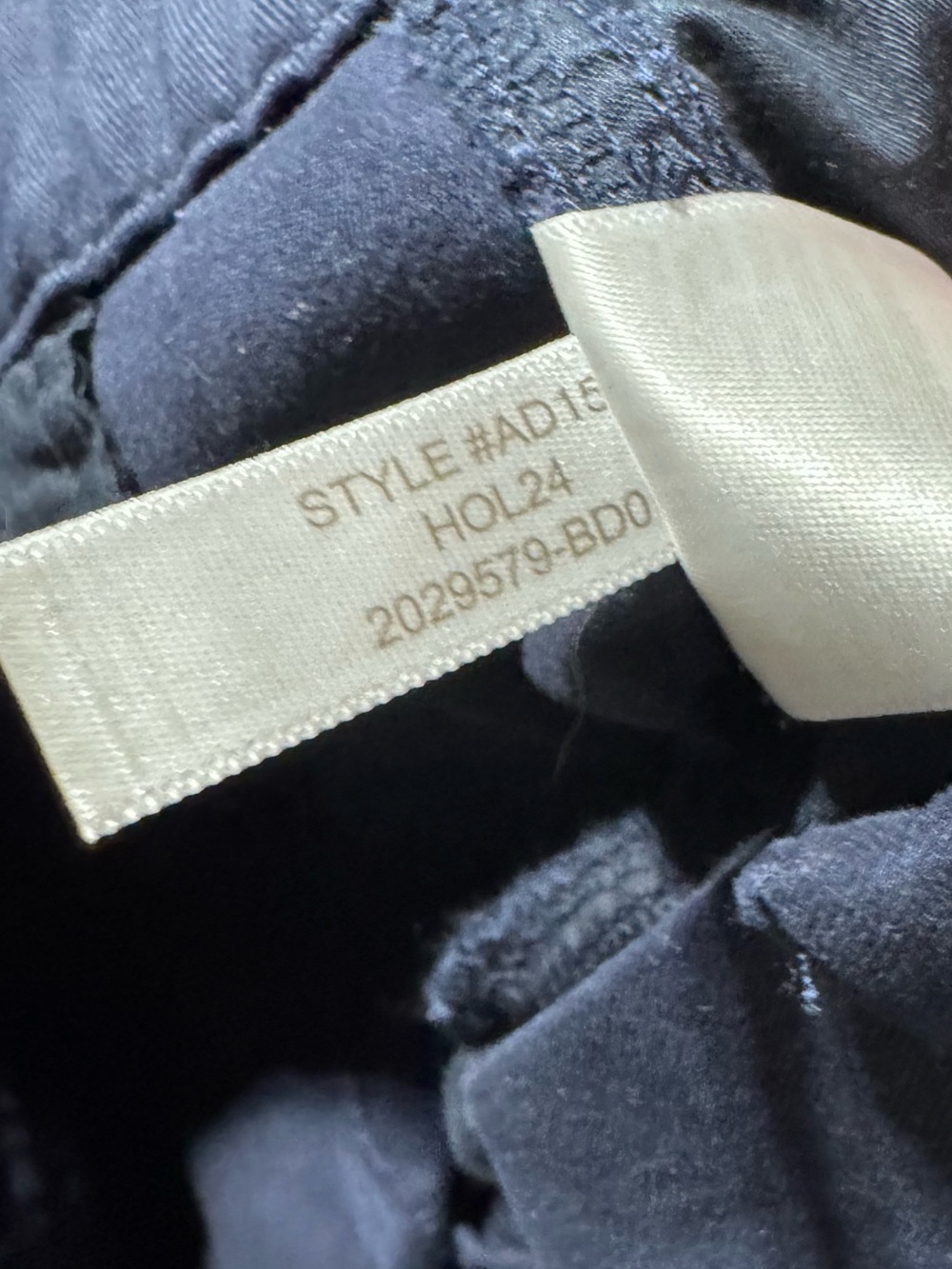J. Crew High-Rise Girlfriend Chino Navy Blue Size 4 - Picture 6 of 7